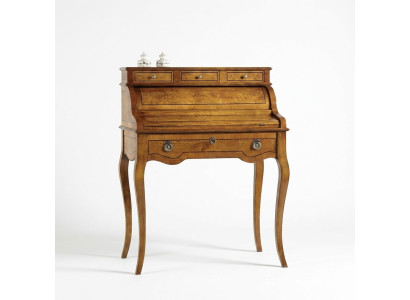 Mesas Escritorio Oficina Mesa Madera noble Barroco Rococó Antiguo Estilo Muebles Lujo