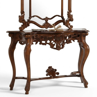 Mesa de consola de diseño de madera, mesa de consola de lujo, tablas de consola de Italia muebles.