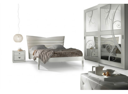 Dormitorio Cama Mesita de noche Conjunto Grupo Camas dobles Camas Nuevas Juego de 3 piezas.
