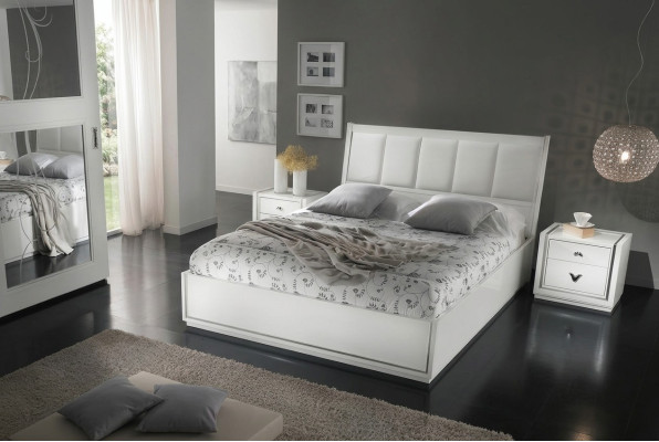 Set de 3 piezas para dormitorio cama mesita de noche grupo camas dobles camas de lujo