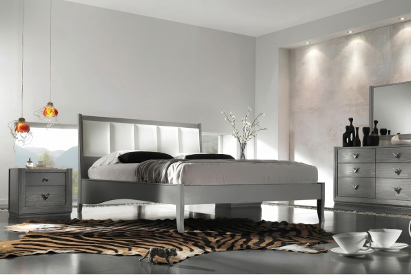 Dormitorio Cama Mesita de noche Camas Madera Grupo Doble Diseño Conjunto Juego de 3 piezas.
