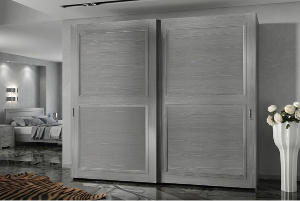 Armario con puertas correderas, armarios de madera modernos muebles decoración