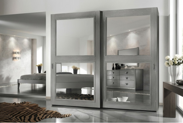 Armarios Armario Armario ropero Puertas correderas Madera Muebles Mobiliario Italia Nuevo