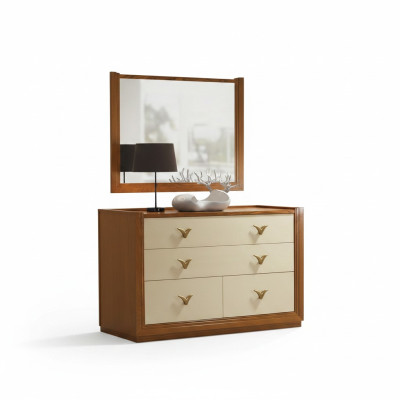 Set de 2 piezas. Cómoda Espejo Grupo de cómodas Consola Armarios Moderno Nuevo.