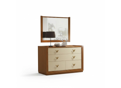 Set de 2 piezas. Cómoda Espejo Grupo de cómodas Consola Armarios Moderno Nuevo.