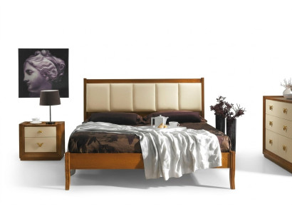 Juego de lujo de 3 piezas para dormitorio cama mesita de noche camas dobles marco de cama de madera nuevo