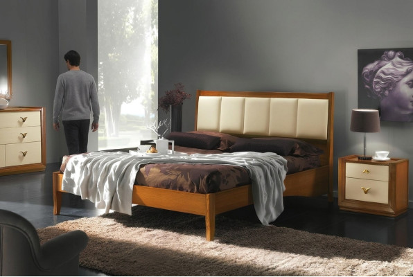 Cama Cama Doble Marco de Cama Moderno Camas Hotel Dormitorio Marco de Cama Madera