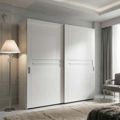 Armario con puertas correderas, armario de dormitorio, armarios de pared de madera con espejo nuevos.