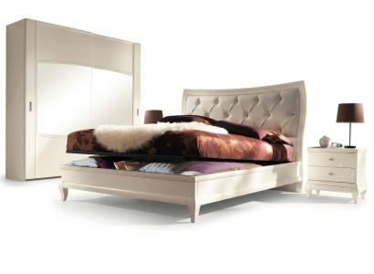 Cama Camas Estructura de cama de madera Cama doble Marco de cama doble Camas dobles Moderno Hotel Italia