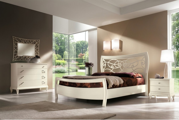 Cama camas dobles Estructura de cama moderna Camas de madera Marco de cama blanca Muebles de hotel