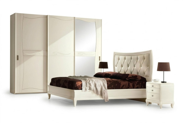 Dormitorio cama mesita de noche conjunto de camas dobles marco de cama conjunto de camas de 3 piezas.