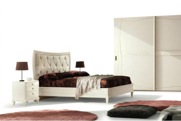 Cama camas dobles Estructura de cama moderna Camas dobles Marco de cama Diseño Muebles Nuevo