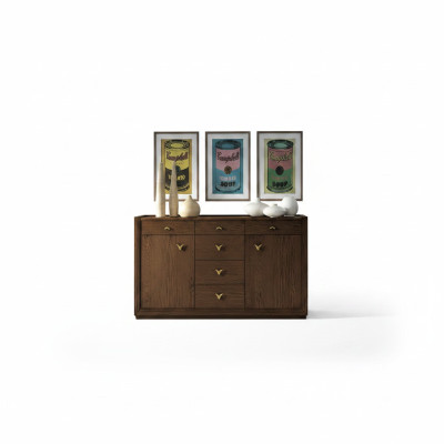Cómoda Aparador Armario Lujo Cómoda Armario Estante Muebles Armario de madera Italia