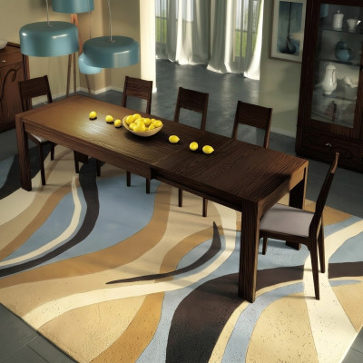 Mesa extensible, mesa, mesas, mesas de comedor, muebles XXL, madera, diseño moderno, nuevo.