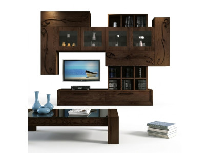 Mueble de pared para TV, mural, muebles de salón, RTV, armario, estante.