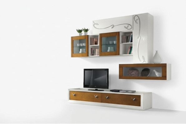 Mueble de pared para TV, mueble para sala de estar, mueble de salón de lujo, mueble de RTV, armario, estante.