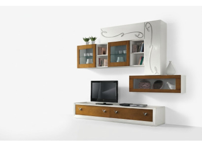 Mueble de pared para TV, mueble para sala de estar, mueble de salón de lujo, mueble de RTV, armario, estante.