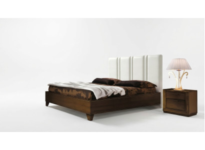 Dormitorio Cama Mesita de noche Camas dobles Estructura de cama moderna Conjunto de camas de 3 piezas.