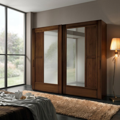 Armarios Ropa Armario Ropero Lujo Puertas Correderas Diseño Madera Moderno