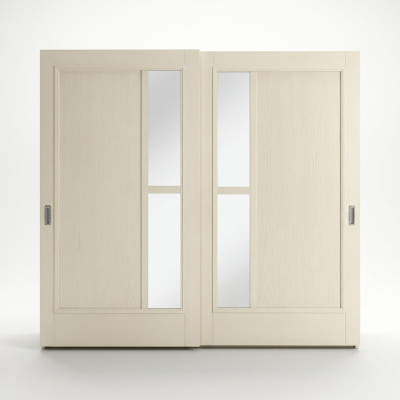 Armarios Ropa Armario de ropa Armario Lujo Puertas correderas Diseño Madera Moderno