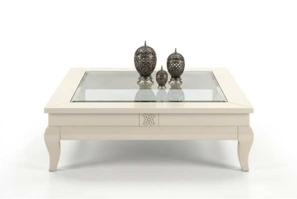 Mesa de centro Salón Diseño Mesas Muebles Mesa Lujo Mesa auxiliar Madera Moderno
