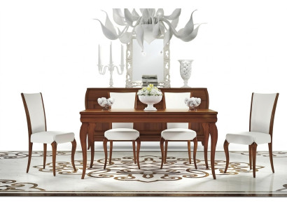 Mesa de comedor de lujo Mesa Mesas Comer Madera Diseño moderno Extensible Comedor Italia