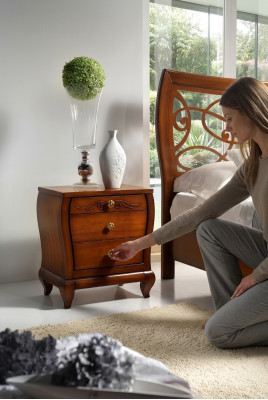 Mesitas de noche Consolas de noche Mesas auxiliares Nuevas Consolas de noche Diseño de madera Nuevo