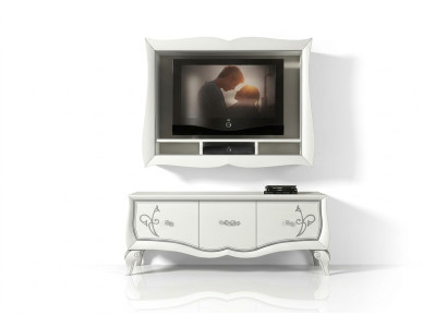 Mueble TV de lujo, armario RTV, aparador, armario de madera para TV, diseño moderno, cómoda nueva.