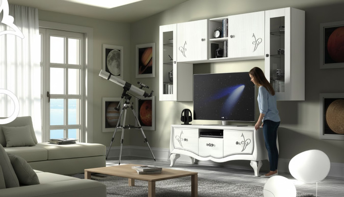 Mueble para TV de pared armario aparador armario televisor madera cómoda muebles de diseño nuevos