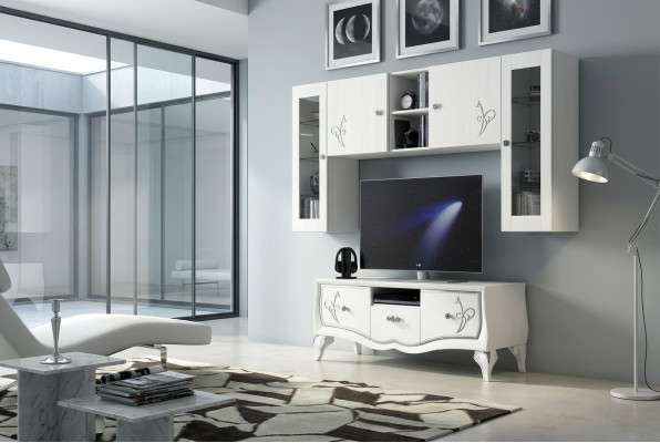 Mueble para TV de pared armario aparador armario televisor madera cómoda muebles de diseño nuevos