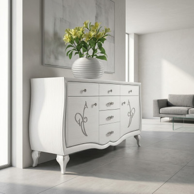 Cómoda Cómoda Cómodas Diseñador de lujo Armarios de madera Buffet moderno Nuevo