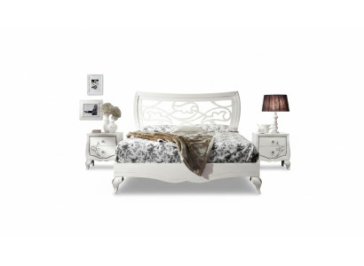 Dormitorio Cama Mesita de noche Conjunto Grupo Camas Cama doble Estructura de cama de 3 piezas Nuevo