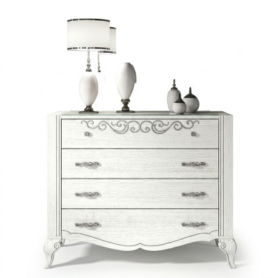 Lujo Set 2 piezas. Cómoda Espejo Grupo Madera Consola Cómodas Armario Moderno Nuevo
