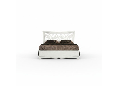 Estructuras de cama, cama, cama doble, camas, tapizado, madera, marco de cama doble diseñado, blanco.