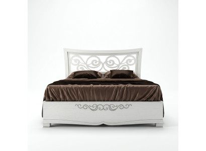 Cama doble Cama Lujo Camas Marcos de cama Blanco Diseño Moderno Nuevo