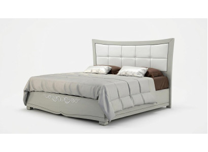 Cama Acolchada Diseño Lujo Cama Doble Dormitorio Madera Moderna Estructura de Cama Nueva