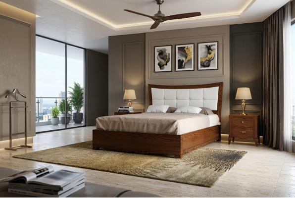 Conjunto de 3 piezas para dormitorio cama mesita de noche grupo de camas muebles de madera.
