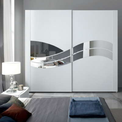 Armario de diseño Armarios Muebles Madera Armario de pared Armario Espejo