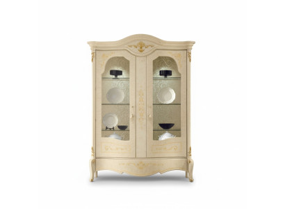 Vitrina Muebles de lujo italianos Vitrinas Armario de cómoda de vidrio Diseño de armario