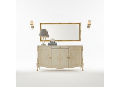 Muebles de diseño estilo barroco Cómoda Aparador Credenza Madera Italia Bajo aparador