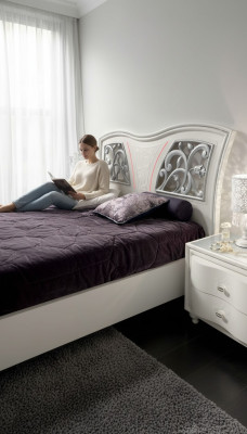 Estructuras de cama de madera modernas marco de cama cama doble diseño blanco cama doble