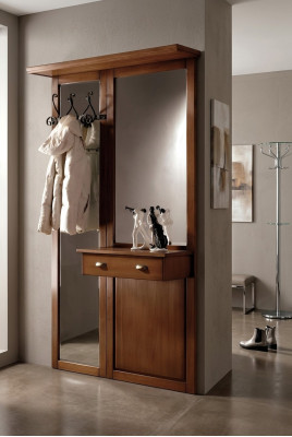 Armario de madera maciza italiano para dormitorio.
