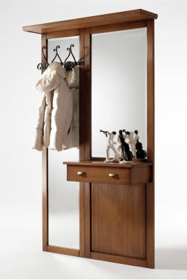 Armario de madera maciza italiano para dormitorio.