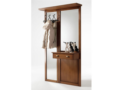 Armario de madera maciza italiano para dormitorio.