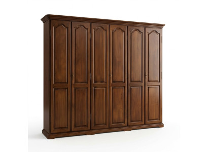Mueble de dormitorio Vaccari cav giovanni de madera maciza con puertas correderas.