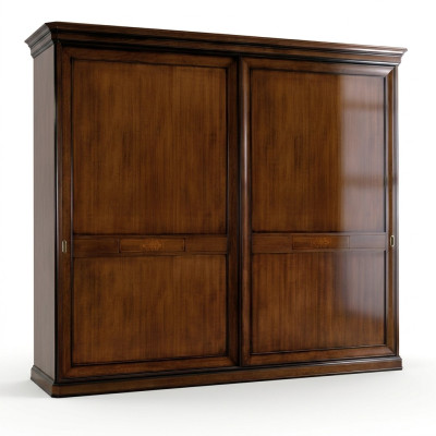 Armario de madera maciza armario de madera armario muebles de dormitorio sólidos de Italia.