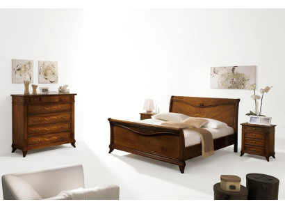 Cama clásica de lujo de cuero Chesterfield estilo antiguo para dormitorio de hotel.