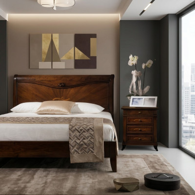 Mesita de noche Mueble Italia Mesitas Mesita auxiliar Armarios Dormitorio
