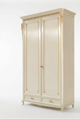 Armario de madera maciza dormitorio masivo en Italia muebles de dormitorio de alta calidad.