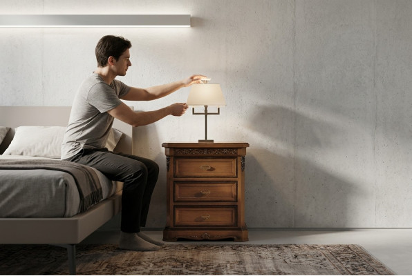 Mesa de noche armario muebles de dormitorio Italia mesitas de noche mesas auxiliares armarios